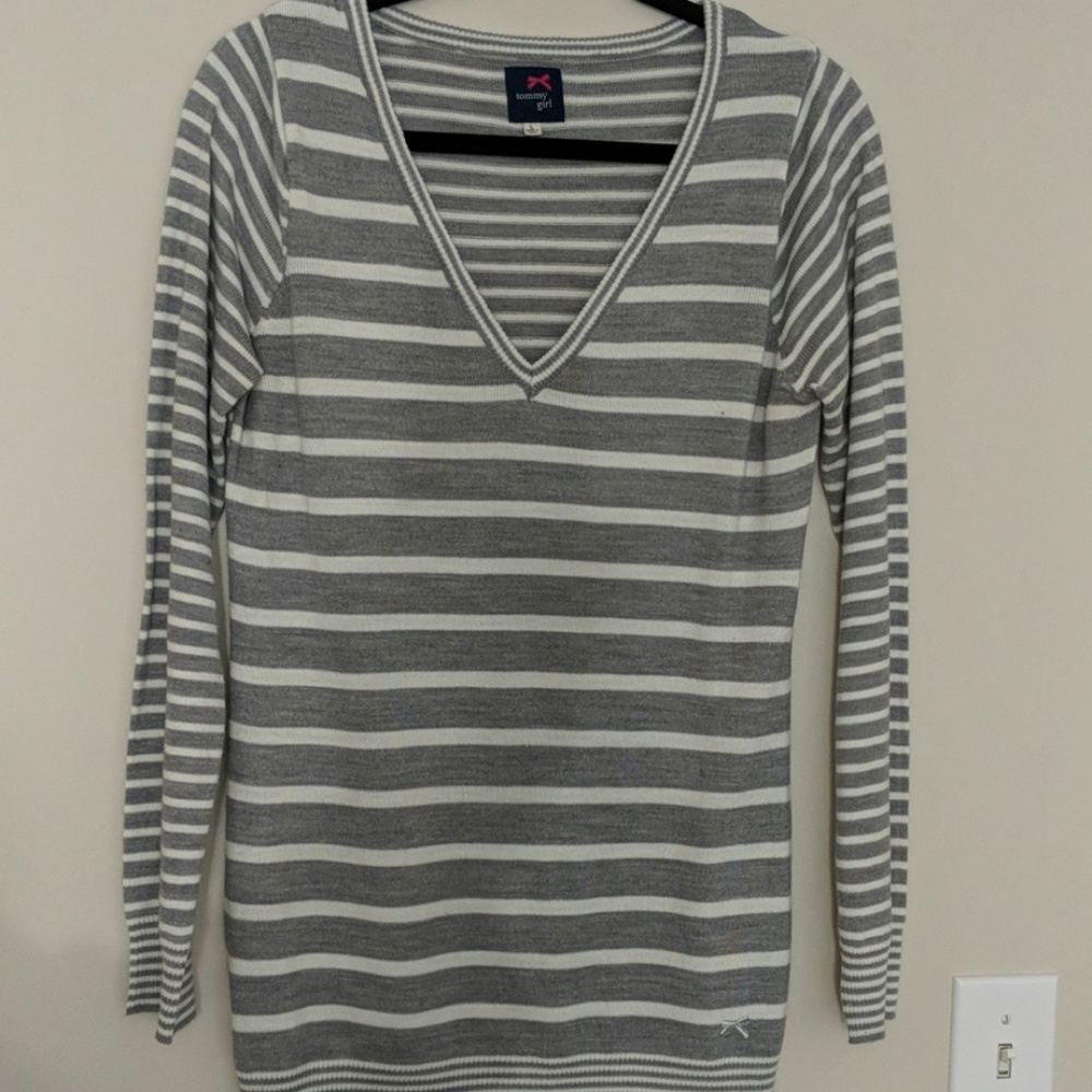 Tommy Hilfiger Striped long sleeve sweater